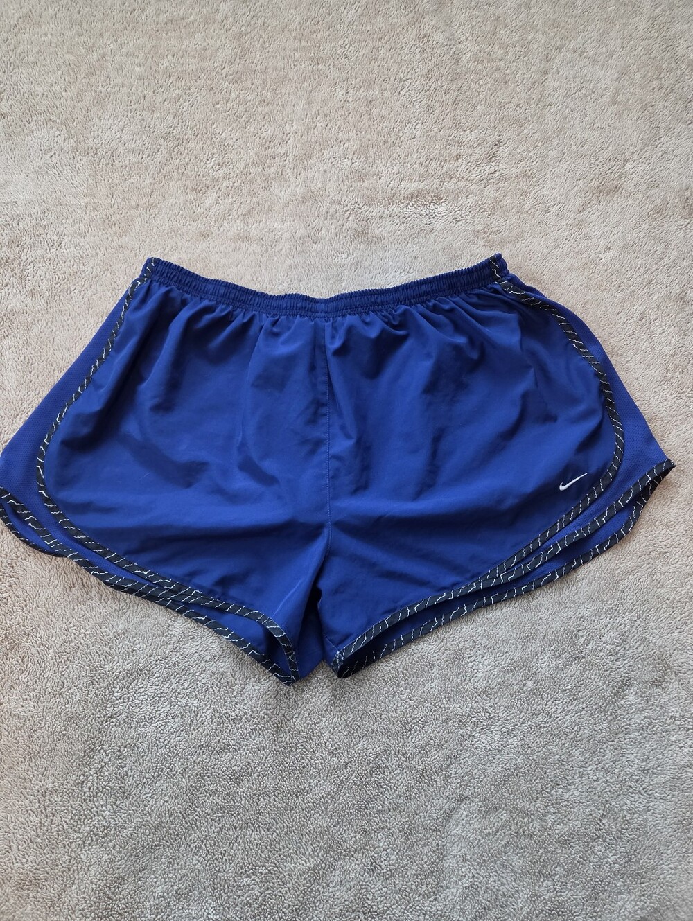 Nike Dri-Fit Women's Blue Athletic Running Shorts